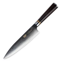 

FINDKING Ebony wood handle 8 inch Japanese VG10 damascus Professional chef knife 67 layers damascus steel kitchen knives