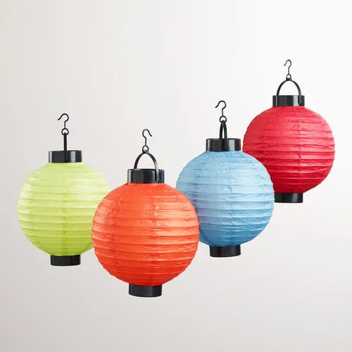 paper lanterns battery operated hanging