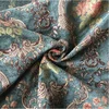 blue floral pattern jacquard tapestry fabric sofa fabric