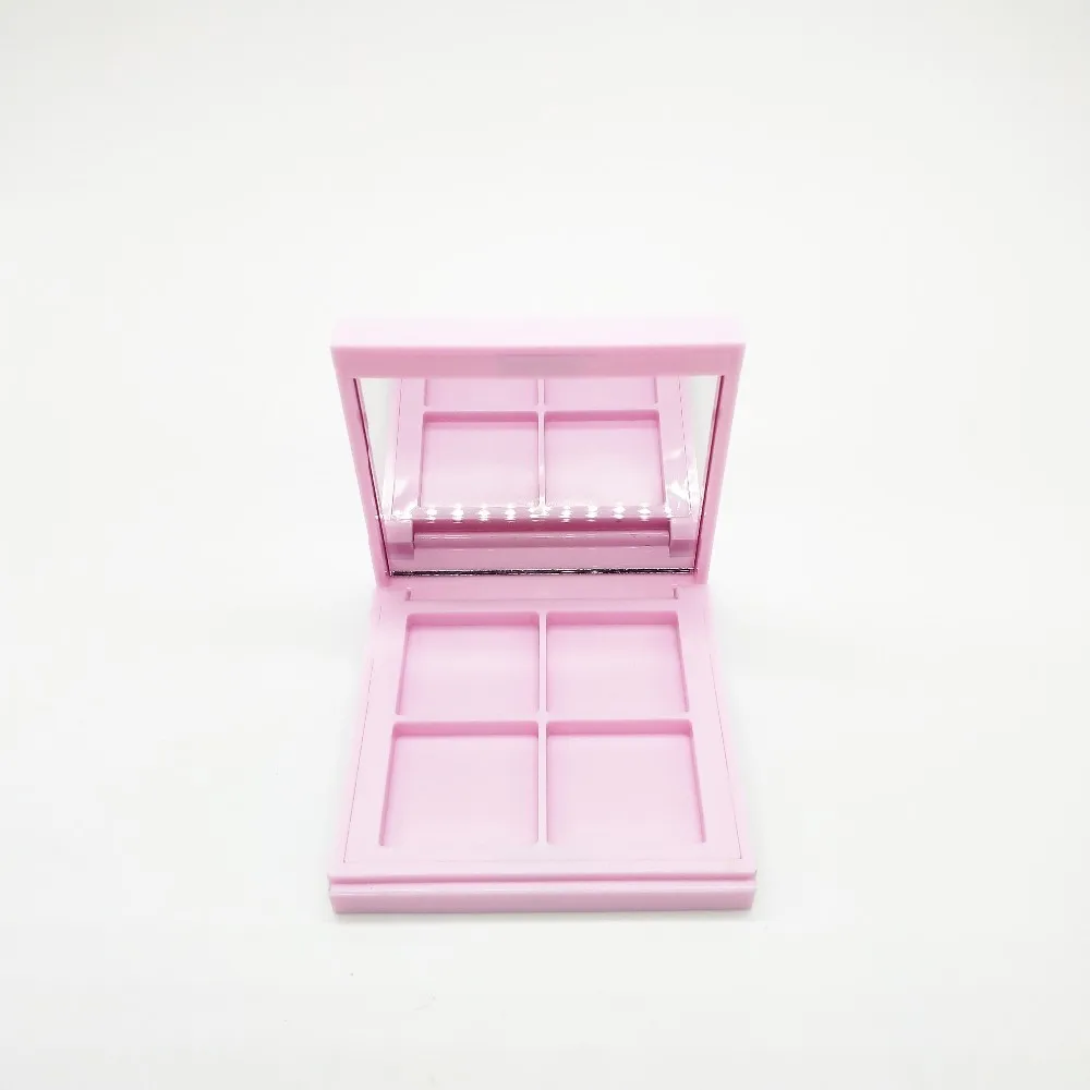 Free Sample Custom Makeup Empty Eye Shadow Palette Packaging Elegant 4