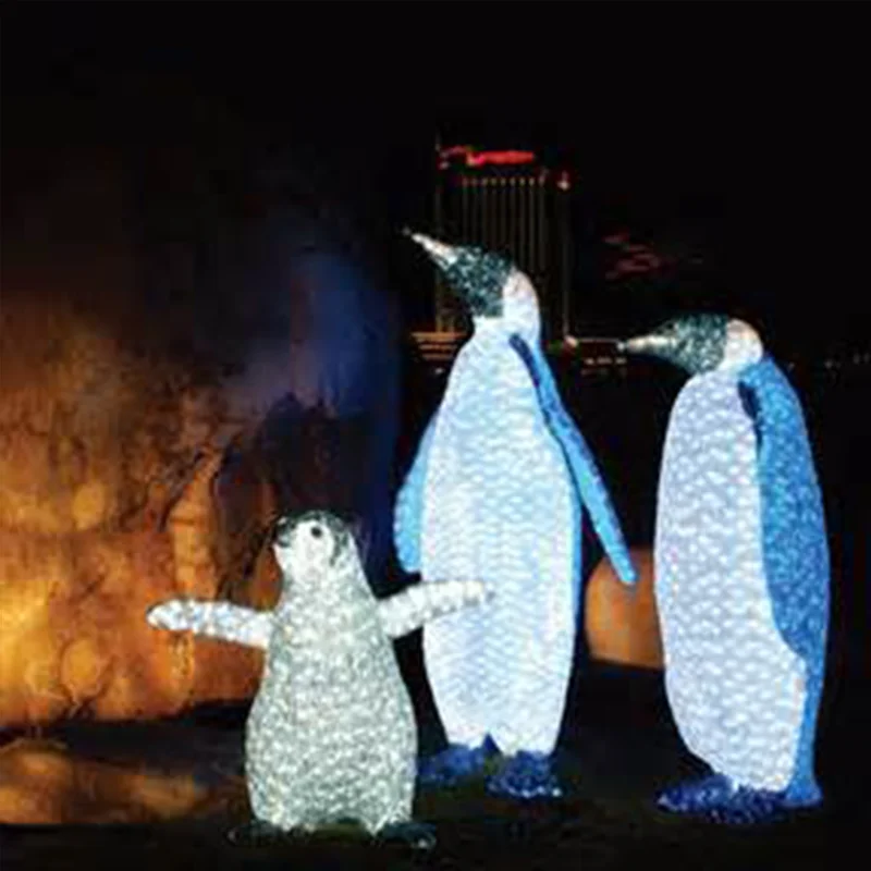 Outdoor Commercial Grade 3d Led Christmas Wire Frame Snowman Light Up