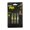 Straight Flute HSS 3PCS 4-12mmx5Steps Step Drill Bit Set