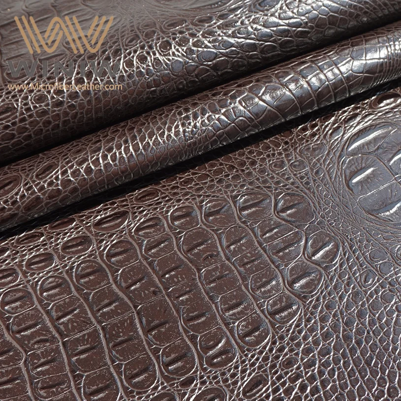 Croc Embossed Leather Materials