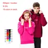 Pull over hoodies 500gsm different colors heavy winter OEM print embroidery french terry hoodies
