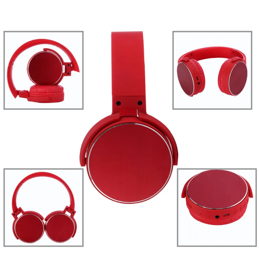 New Arrive Wireless Colorful Metal Headband Headphone With Mic Buy