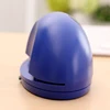 Fancy electric blue oval paper hole punch,Document paper punch binding machine,Document automatic punch binding machine