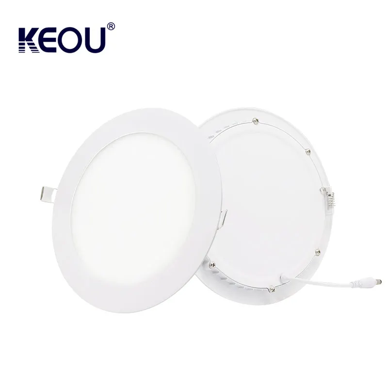 Columbia market Panel de led round 3w 6w 12w 18w 24w recessed led pane ultra thin slim panels led square 6500K Colombia