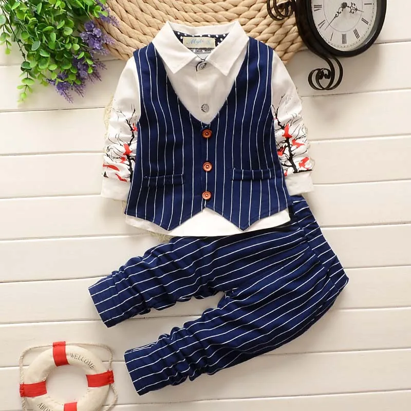 

Kids Outfits Children Boys Clothing Sets 3pcs Baby boys gentleman formal style clothes, N/a
