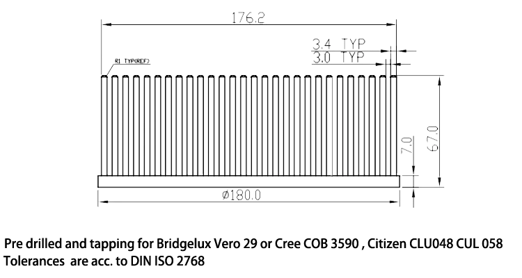 pre drilled heatsink