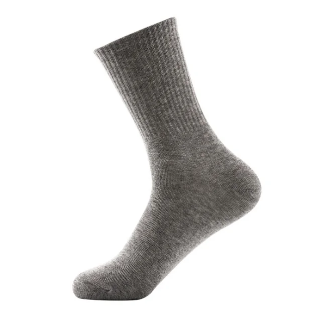 
high quality wholesale custom cotton pure color black white grey men short business socks custom oem sock designer socks 