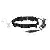 Tactical military headset throat mic for 2 way radio GP328 GP338
