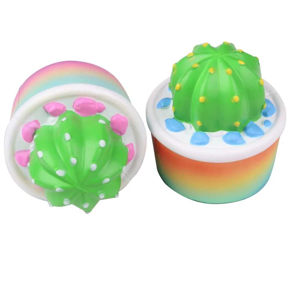 China Squishy Slow Rising Plant Cactus Bonsai Toy Buy Squishy Slime