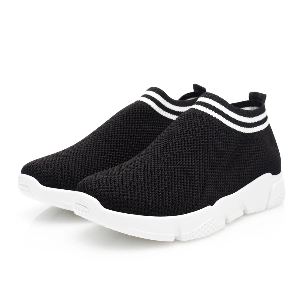 

Knit Fabric Sports Shoes Women Lightweight Running Shoe Breathable Mesh Sports Shoes, N/a