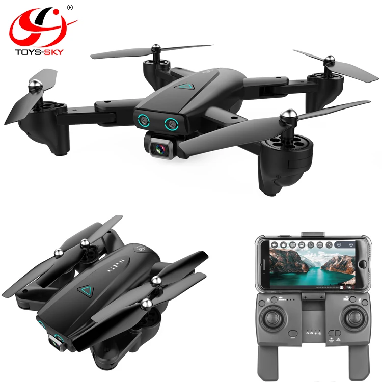 

Toysky New S167 Wifi FPV Follow me RC GPS and hd camera drone With long range and 18mins long flight time