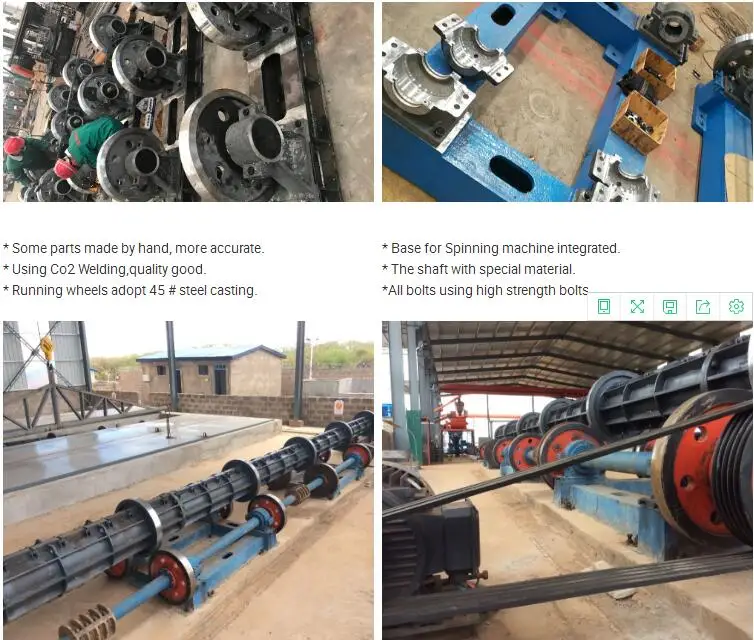 Pre-stressed steel mould concrete electric pole mold price