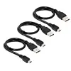 50cm 0.5 Meter USB 2.0 A Male to Mini B 5 pin Data Cable Lead black