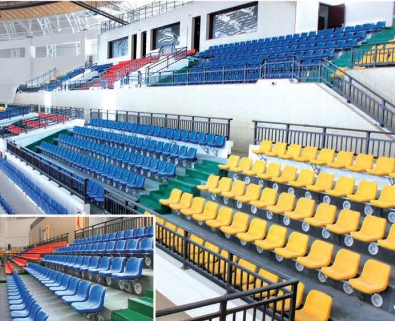 

High quality outdoor temporary grandstand seating system bleachers Seat grandstand stadium chair for sale, Customize