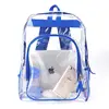 High quality cheap stylish waterproof pvc clear cool mesh backpacks