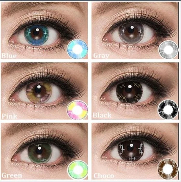 

Beauty Corner Colorfulfruit Super Natural Looking Yearly Cycle Fresh Tone Soft Colored Contact Lenses, 7 colors