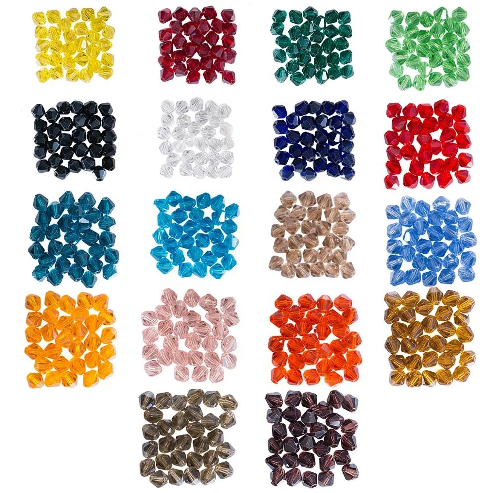 

Lot 540pcs 8mm Crystal Bicone Beads Glass bead For Jewelry Making Necklace Bracelet Earring accessories