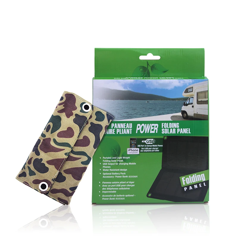 Home and Travel Goods Solar Panel Charger Can be hanged on backpack