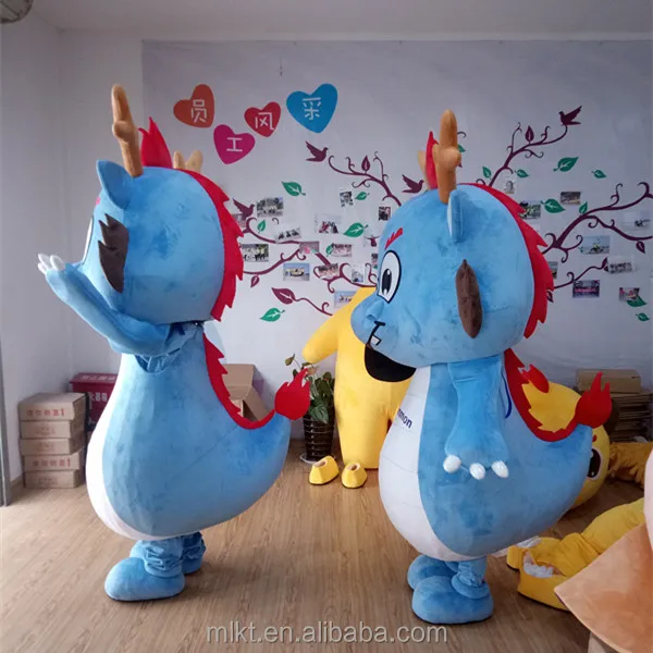
Customized cartoon character mascot costume adult dragon costume 
