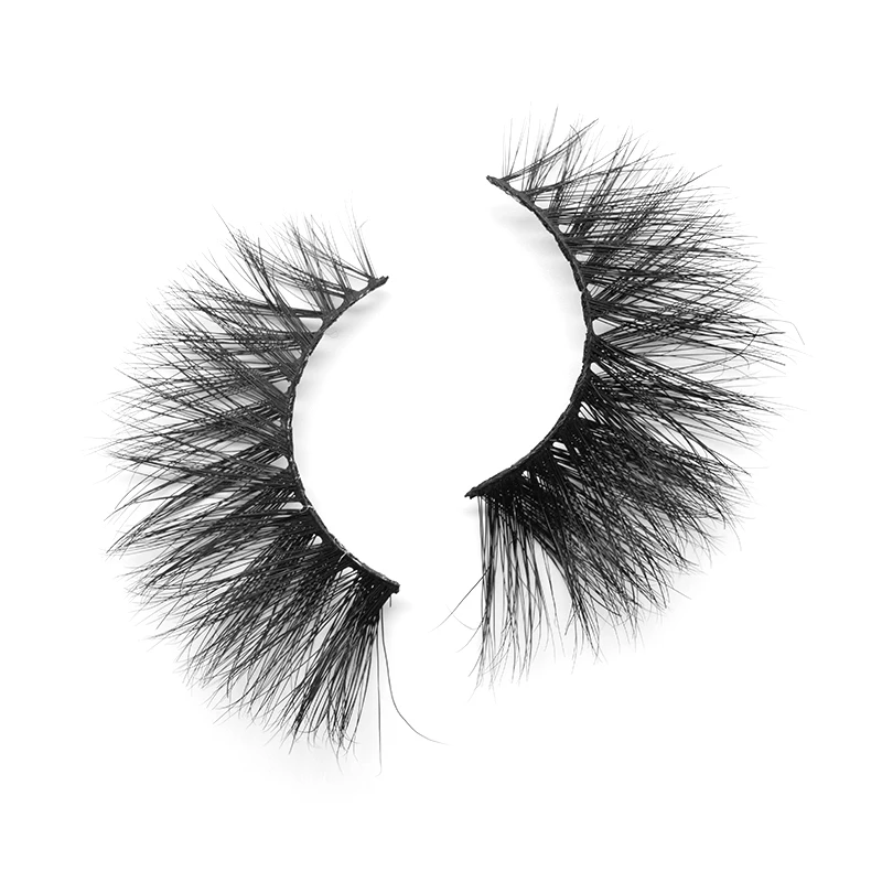 

Factory Direct No Brand Low Moq Free Packaging 25mm Real Glue Gorgeous 3D Mink Eyelashes For Start Business, N/a
