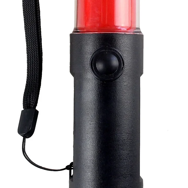 
Led Wand Light Bottle Top Lighting Bottom Magnet Flash Steady Function Traffic Led Strobe Baton Traffic Wand Stick Baton 