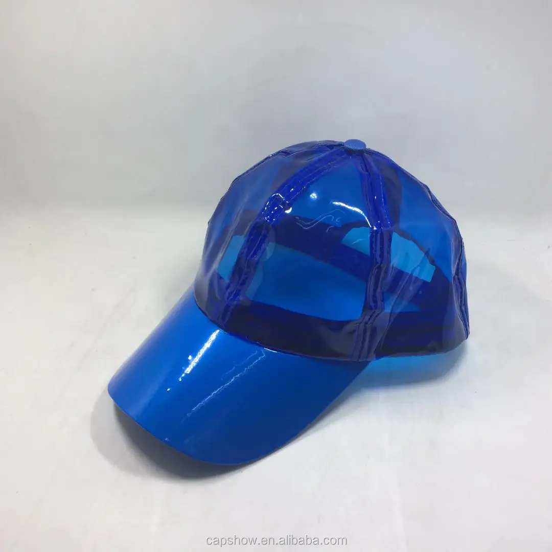 Custom Plain Transparent Waterproof Plastic Baseball Cap Eyecatching