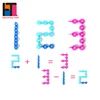EN71/ASTM certificate non-toxic material Snowflakes building blocks Plastic Assembling toy Kids Educational Toy