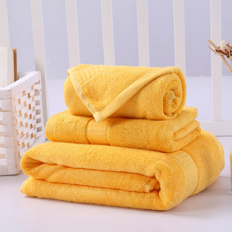 New Bamboo Fiber And Cotton Blend Bathroom Towels Set Of 3 Hotel 4