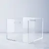 Clear Acrylic Desk File Box Perspex Vinyl Record LP CD Storage Box