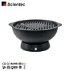 Factory wholesale round portable stainless steel outdoor charcoal bbq grill