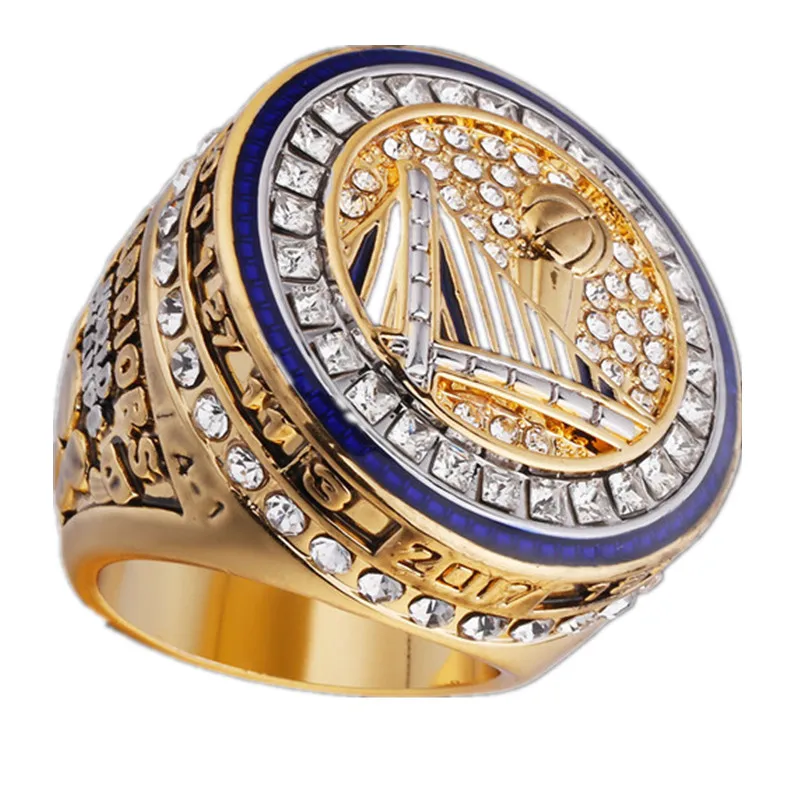 

Shine High quality basketball Crown sports 2016-2017 golden state warriors championship ring, N/a
