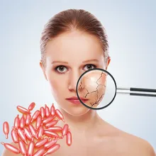 10x Capsules Ageless Vitamin E VE Facial Serum Whitening Moisturizing Anti Wrinkles External Use Only