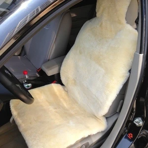 Black And White Sheepskin Car Seat Cover Black And White