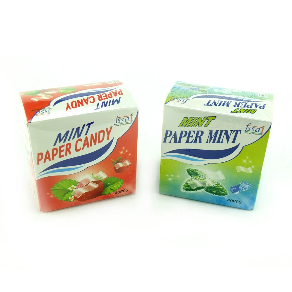 Box Packing Fresh Cool Mint Fruit Flavour Thin Paper Mint Candy Buy