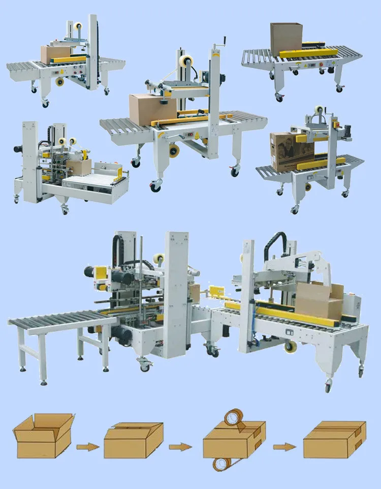 Multi-Function Stainless Steel Carton Sealing Machine