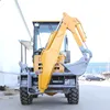 3 point hitch mini tractor with front end loader backhoe loader