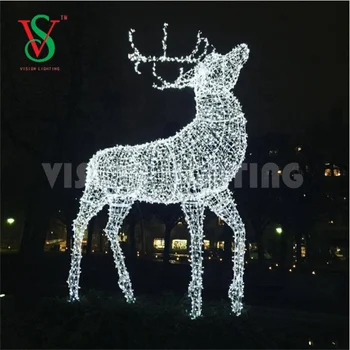 Large Outdoor Exquisite Motif Led Snowing Lights Xmas Lighted