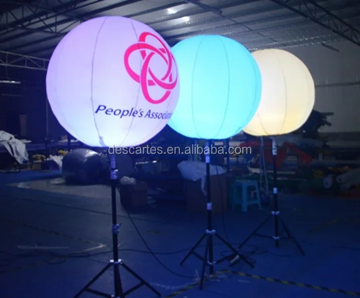 Party Decorative Halogen Tripod Balloon,Inflatable Illumination Large