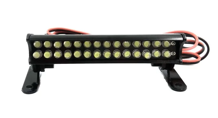 28 Super Bright LED Aluminum Light Bar Fits Traxxas Rustler, Bandit, E-Revo, Nitro Rustler, Jato, Redcat