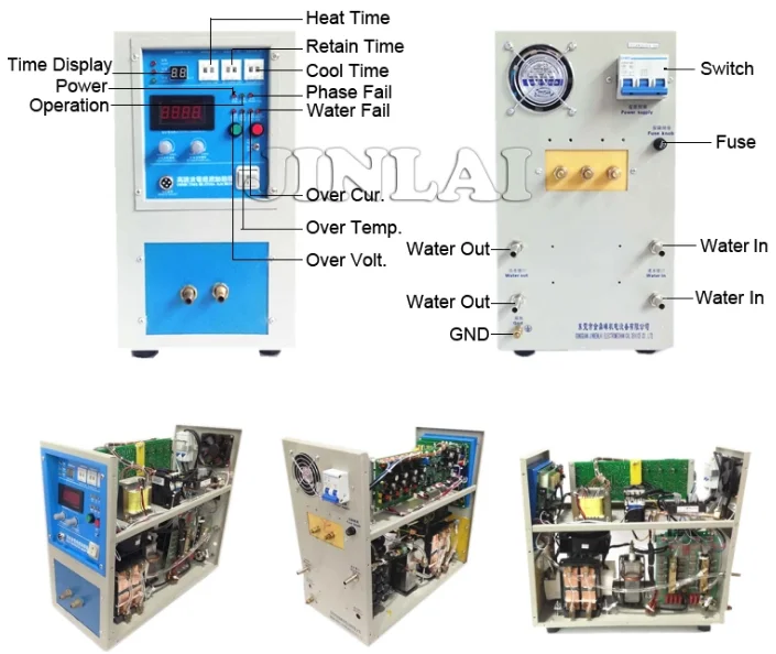 High Frequency Copper Scrap Mini Induction Melting Furnace