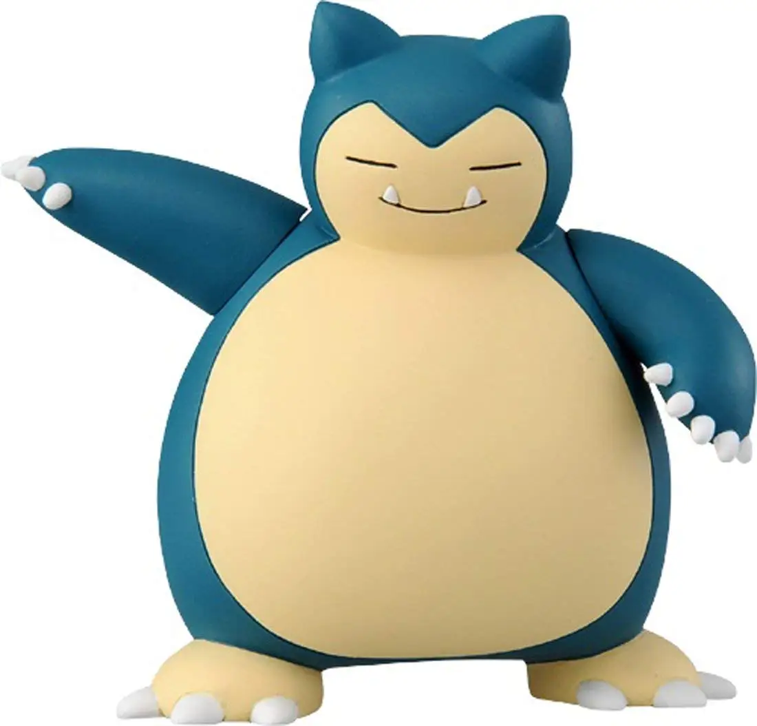 pokemon snooze action snorlax figure