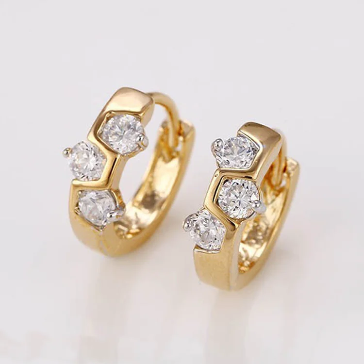 

26615 Xuping Jewelry latest huggie earring for women, N/a