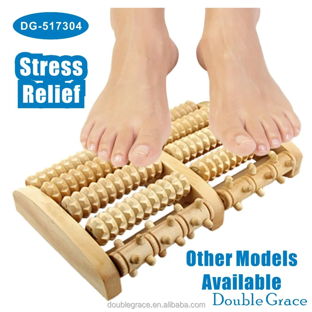 wooden foot massager