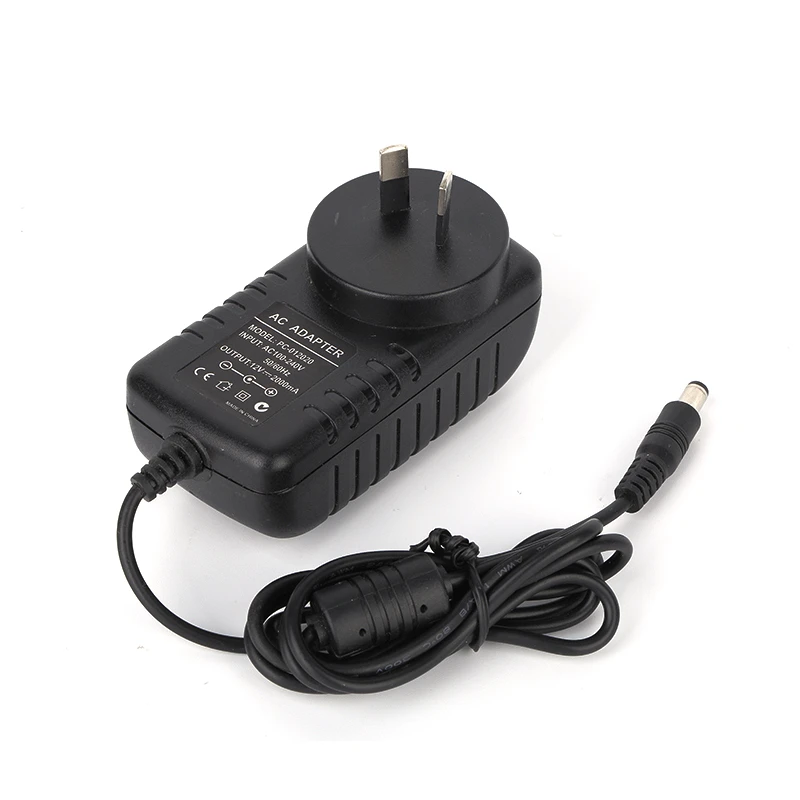 Single Output Eu Plug 12v 24v 1a 2a Power Supply Adapter Ac Dc Intertek