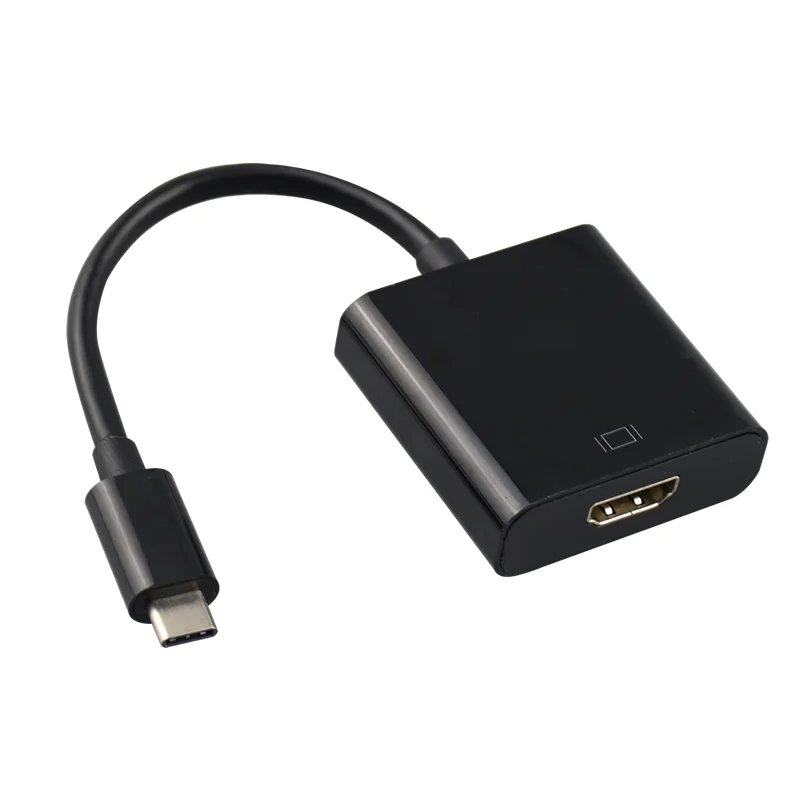 

New 2019 Adapter Usb 3.1 Type-C to hdmi Hub Docking Uhd Smart Tv Converter For Computer, Mix color gold silver aluminum black white pvc shell cover