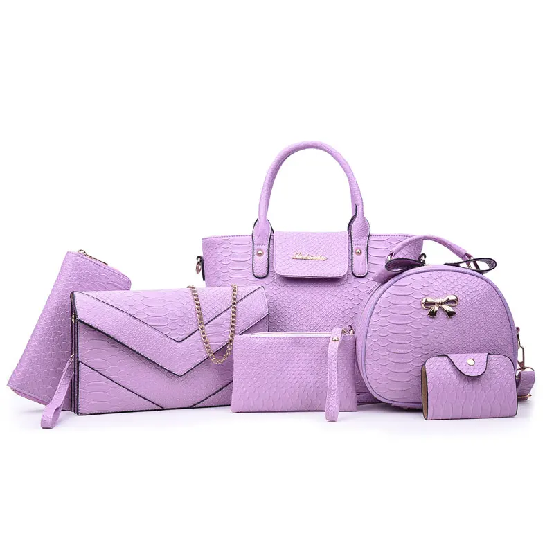 

JIANUO China factory 2018 wholesale tote bag handbags set hand bag women