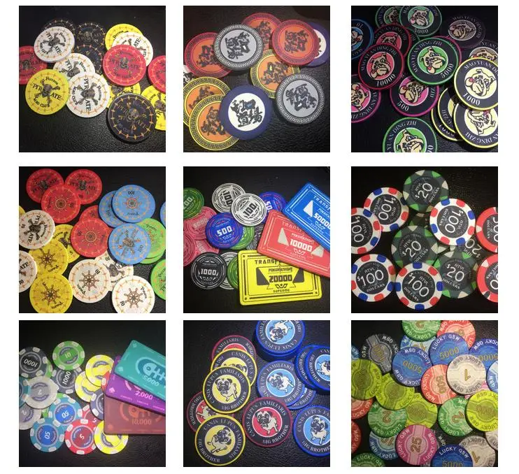 Cheap Custom 10g Sublimation Ceramic Ept Poker Chips Professional For ...